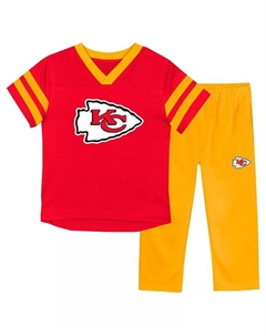 Комплект из двух предметов: футболка и штаны Kansas City Chiefs для малышей Outerstuff