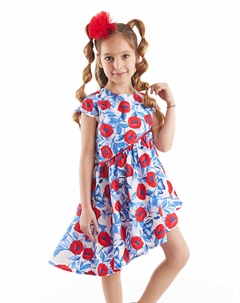 Платье, цвет rot/blau Denokids