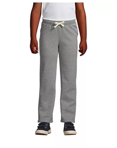 Школьная форма, детские спортивные штаны для девочек, серый Lands' end