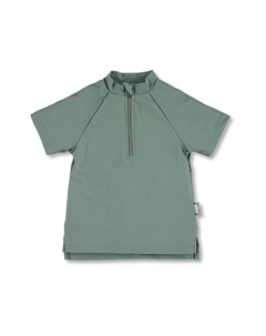 Купальник Kurzarm Schwimmshirt, темно зеленый Sterntaler