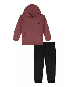 Мальчики 2T-7 комплект из 2 предметов худи и брюки, мультиколор Calvin klein