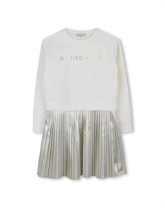 Детское платье золотого цвета с длинными рукавами Michael kors