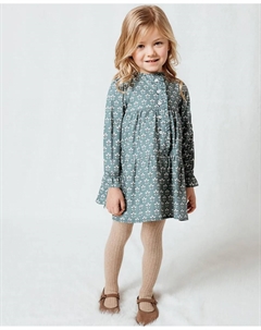 Хлопковое детское платье, зеленый Fina ejerique