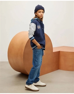 Детская бомберная толстовка с капюшоном, синий Kids el corte inglés