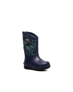 Ботинки Neo Classic Rain Boot - Kids', Navy Firework Floral Print Bogs°