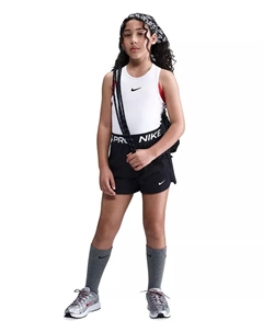 Большие девочки Pro Fleece Dri-FIT шорты, красный Nike