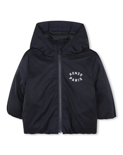 Детское пальто голубого цвета с длинными рукавами Kenzo kids