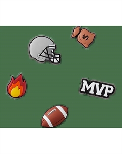 Джиббитсы Football Star 5 Pack Crocs