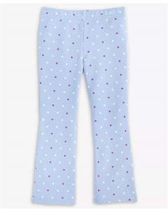 Детские расклешенные брюки с принтом в горошек для девочек 2T-4T, синий Epic threads