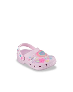 Сабо Foamies Heart Charmer Girly Land Light-Up Clog - Kids', светло-розовый Skechers