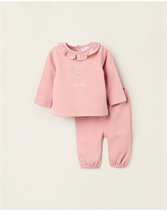 Детский спортивный костюм с длинными рукавами розового цвета Zippy