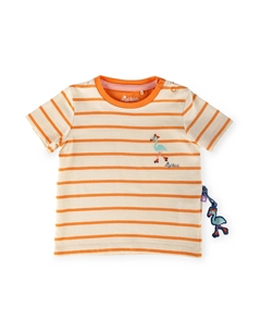 Футболка Wild Flamingo, кремовый Sigikid