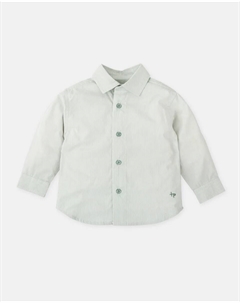 Детская рубашка в аквамариновые полоски, светло-зеленый Tutto piccolo