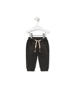 Спортивные брюки для малыша из гладкого хлопка, черный Tous
