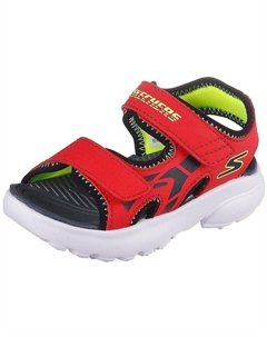 Сандалии Razor Splash - аквамарин, красный, детские Skechers