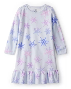Пижамное платье с длинными рукавами для девочек-малышей Carter`s