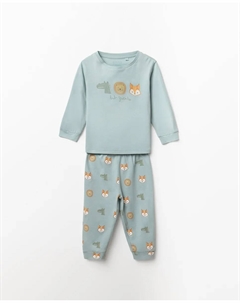 Пижама с животными, светло-зеленый Сфера