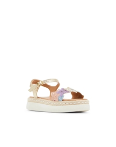 Сандалии Gems Platform Sandal - Kids', золотой металлик/мультиколор Steve madden