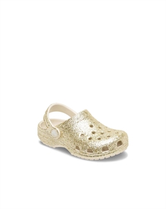 Сабо Classic Chunky Glitter Clog - Kids', золотой металлик Crocs