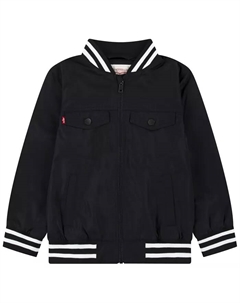 Бомбер для мальчиков 4-7 лет с блестящей подкладкой из сетки, черный Levi's®