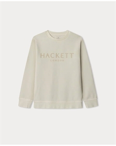 Детская толстовка с круглым вырезом, кремовый Hackett