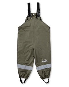 Водонепроницаемые брюки Regenträgerhose gefüttert, темно-зеленый Sterntaler