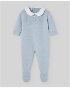 Детский комбинезон из коллекции «Ежики» PAZ Rodríguez, светло-голубой Paz rodriguez