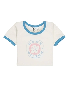 Детская футболка Hey Yeah Yeah, белый Roxy