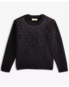 Детская кофта с длинным рукавом и декором для девочек 5-20, черный Epic threads