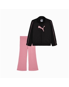 Детская спортивная куртка и расклешенные леггинсы Matching Sets, черный Puma