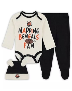 Комплект из 3 предметов Cincinnati Bengals Little Champ для мальчиков и девочек Outerstuff