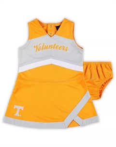 Комплект из двух предметов: свитер, платье-шаровары, комплект для девочек дошкольного возраста, оранжевый, Tennessee Volteers, Черлидинг, капитан Outerstuff