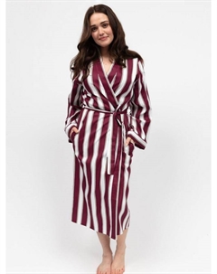 Халат Yasmin в полоску, Ox Blood Cyberjammies