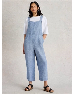 Vivian Pure Linen комбинезон, Chambray Blue White stuff