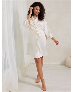 Сатиновый халат с кружевной отделкой, Ivory Chelsea peers
