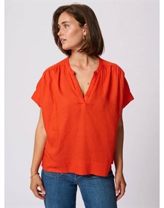 Топ Milia с рукавом летучая мышь, Mid Red Kaffe