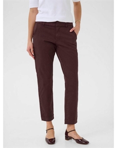 KAmette укороченные брюки миди из хлопка Kaffe