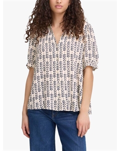 Топ Vera в полоску с узором икат, Birchmulti Ichi