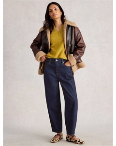 Джинсы Aubrey бочкообразного кроя из хлопковой смеси White stuff