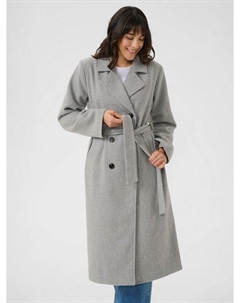 Длинное пальто из шерстяной смеси Kaffe