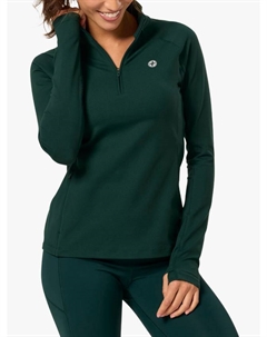 Женская спортивная кофта Relentless с молнией на четверть, Amazon Green Gym + coffee
