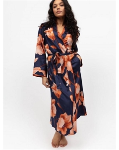 Кэмден цветочный длинный домашний халат, Navy Fable & eve