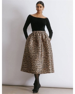 Юбка-солнце из тафты Animal Albaray