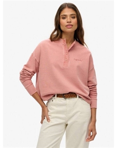 Свитшот с вышитым логотипом и пуговицами, Ash Rose Superdry