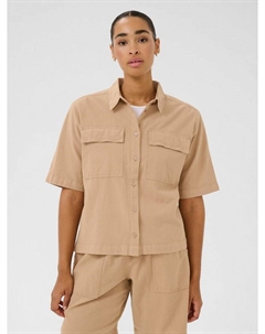 KAnaya Liah хлопковая утилитарная рубашка, Classic Sand Kaffe