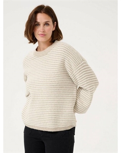Свободный джемпер Ellery в полоску, Beige Kaffe