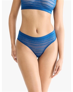 Бесплатные трусики-хипстер Evolve Lace, Blue Sapphire Sloggi