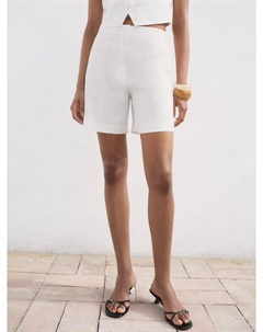 Шорты Boreli Pure Linen, Natural White Mango