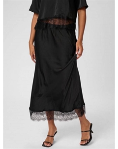 Юбка миди Hilda с кружевной отделкой, Black Kaffe