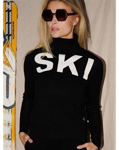 Облегающий водолазка для катания на лыжах, Black/Cream The little tailor